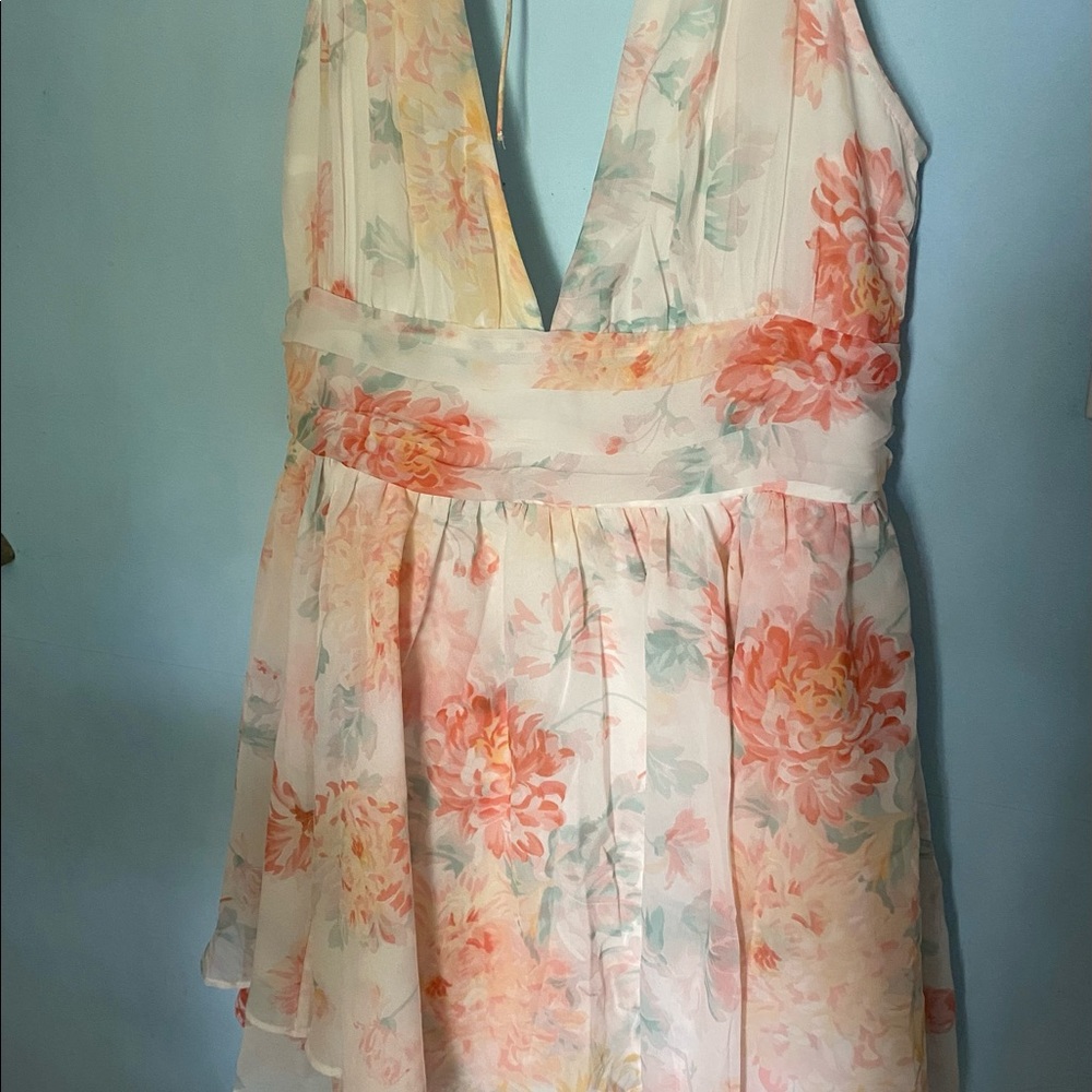 Abercrombie & Fitch Flirty Drama Mini Dress